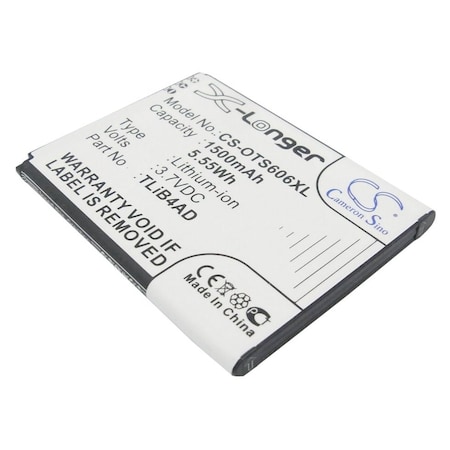 Bsc Preferred Alcatel One Touch View Mobile Phone Replacement Battery CS-OTS606XL.1